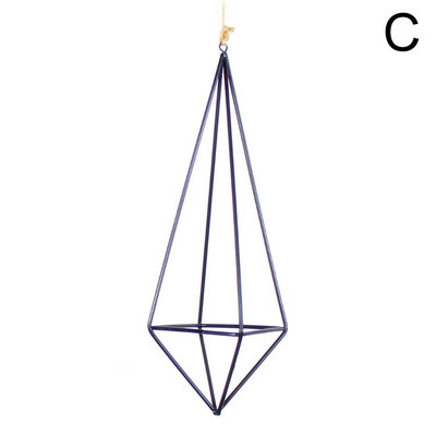 1PC Jardiniere suspendate Suport pentru flori de fier Suport geometric Suport pentru plante de aer de înaltă calitate Ghiveci creativ pentru flori