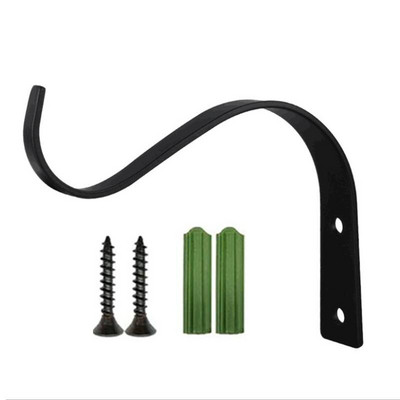 1 rinkinys 4,5 colio lenkiamas S formos pakabinamas gėlių vazono laikiklis.