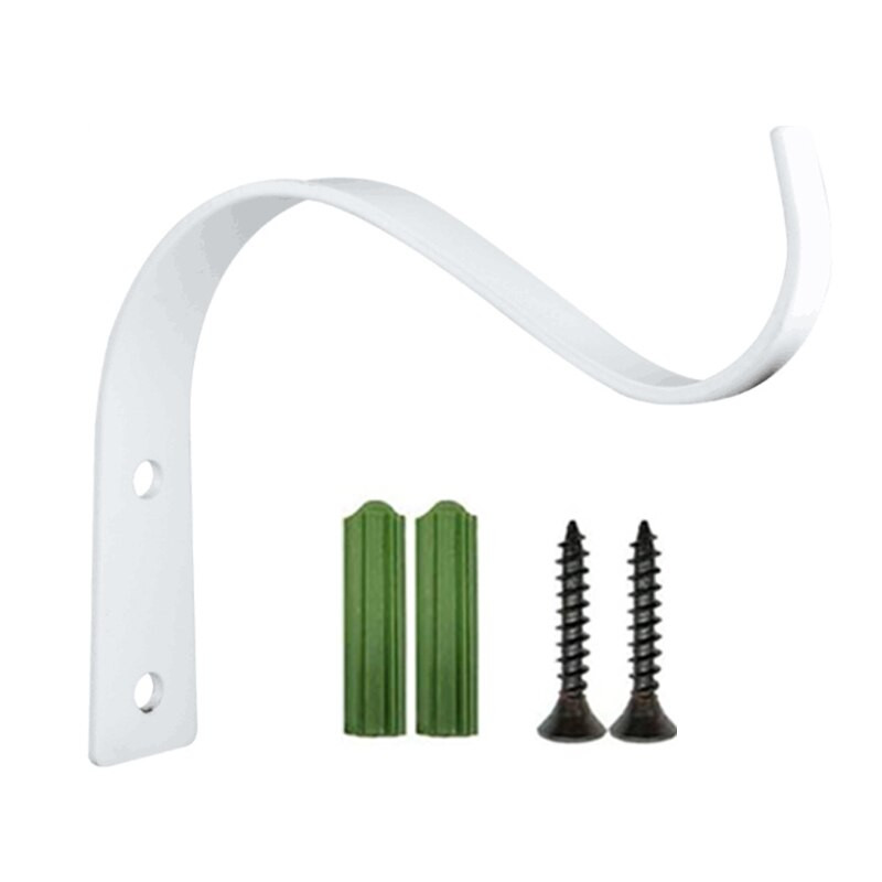 1 rinkinys 4,5 colio lenkiamas S formos pakabinamas gėlių vazono laikiklis. 