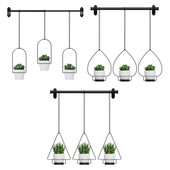 Ghivece agățate pentru plante de perete pentru fereastră Umeraș pentru plante Ierburi Grădină Reglabil pentru interior Decor interior Suport coș pentru ghiveci