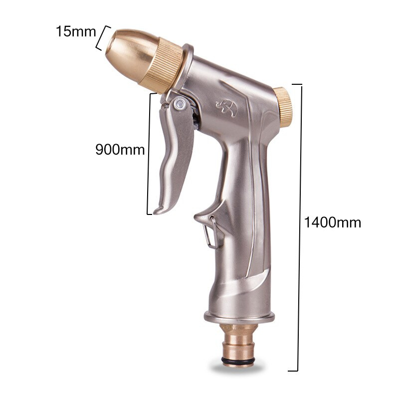 Pistol de apă de înaltă presiune, metal, duză reglabilă, grădinărit, udare, furtun de spălat auto, pistol de apă, pulverizator din alamă, vânzări directe