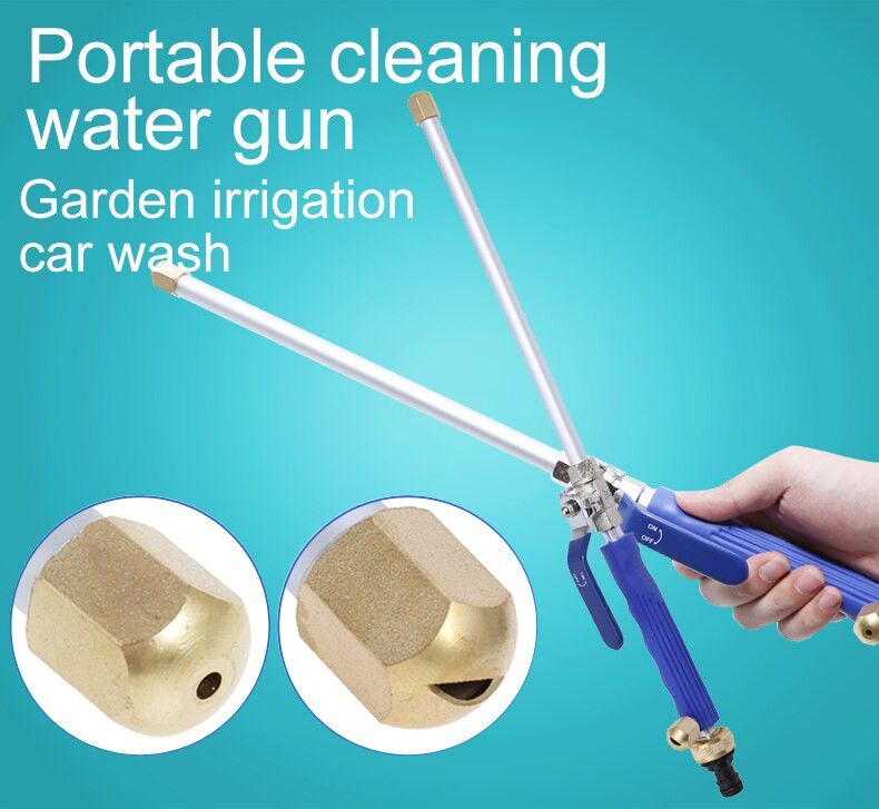 Pistol cu apă de înaltă presiune pentru mașină, 46 cm cu jet, mașină de spălat de grădină, furtun, baghetă, duză, pulverizator, udare, pulverizare, stropitoare, instrument de curățare