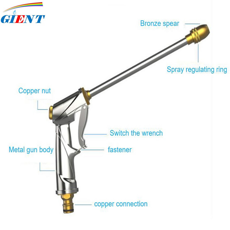 Freeshipping nagynyomású kerti vízsugármosó spray autómosó szerszámok nagynyomású víztisztító pisztoly