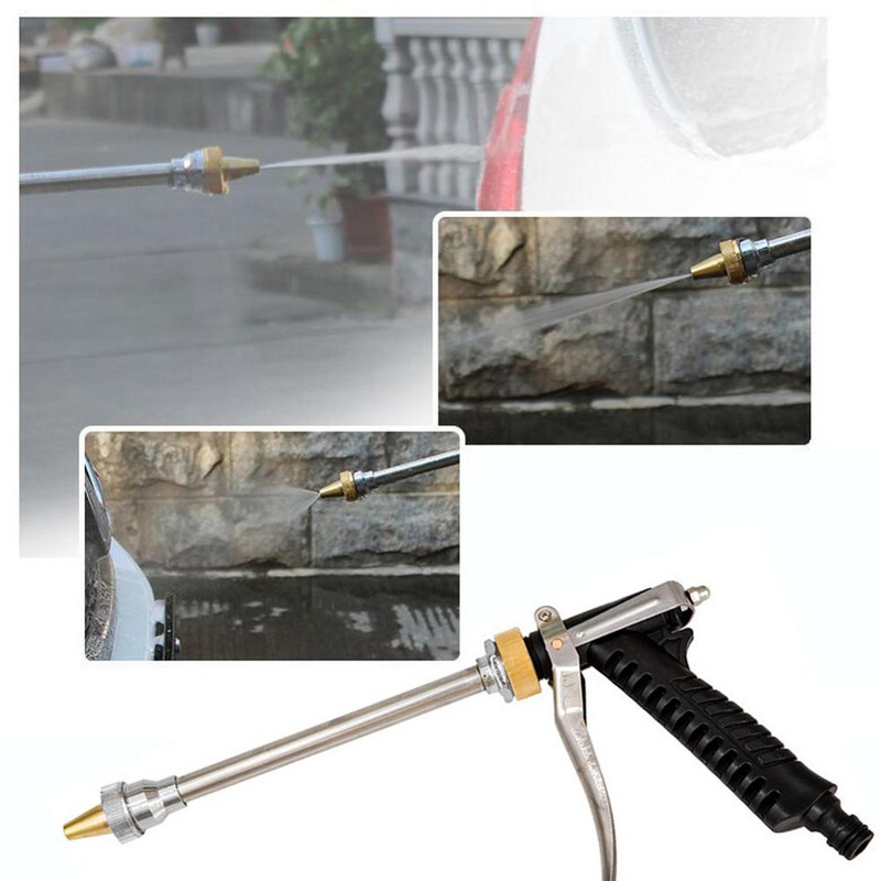 Kõrgsurve aiaveepüstol autopesuri veejoa aiapesuri vooliku düüsi pihusti reguleeritav kastmispihusti puhastustööriist