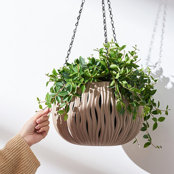 Κρεμαστές γλάστρες Perfect Chlorophytum Green Ivy Flowerpot For Saling Outdoor Plastic Gardening Sturdy Modern Pots