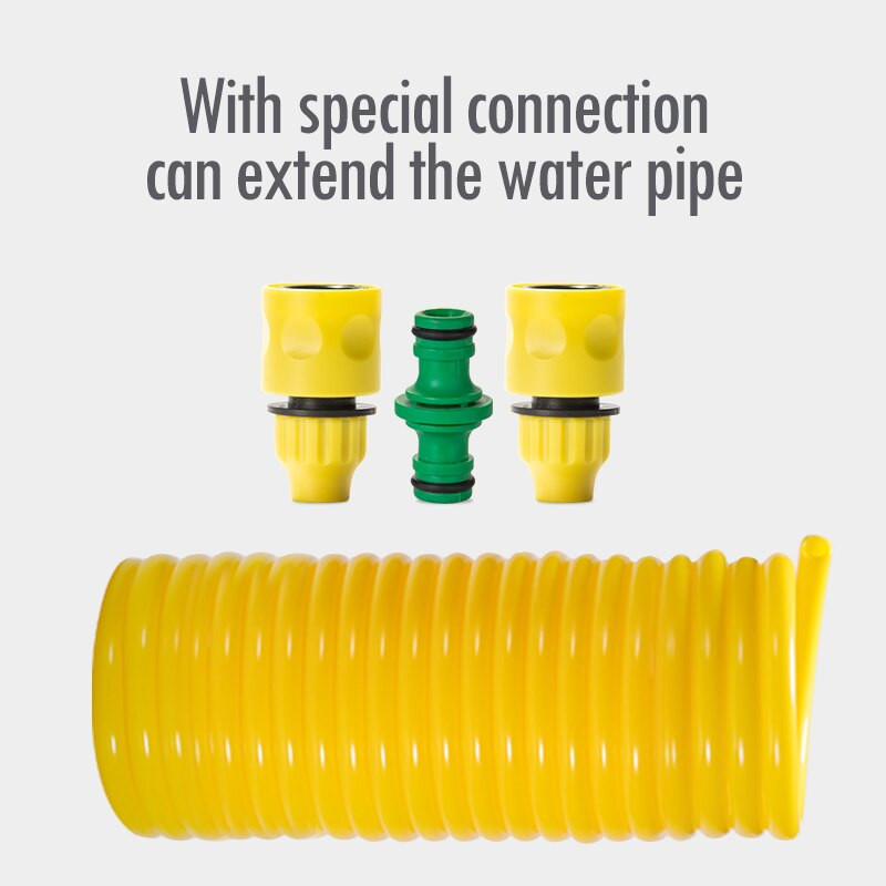 Udare automată serpentină din PVC Furtun de apă de grădină Țeavă de recul cu autovolburare cu duză de pulverizare Pistol de irigare Instrument de pulverizare pentru spălătorie auto