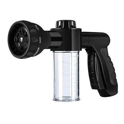 Sodo vandens pistoleto žarnos antgalis Automobilių plovimo mašina Automobilių valymo įrankiai Sodo laistymo srove Purškiamas aukšto slėgio purkštuvų putų antgalis