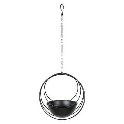 Cos Agatator Ghiveci Suport De Flori Plante Balcon Gradina Negru Forjat Decoratiuni Acasa Jardiniera De Fier Stil Nordic