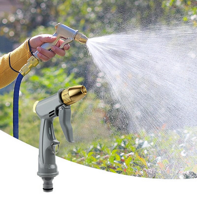 Pistol cu apă de înaltă presiune Mașină de spălat mașină Duză pentru furtun de apă Vârf metalic Pulverizator de grădină pentru casa Scour Instrument de curățare a pistolului de udare