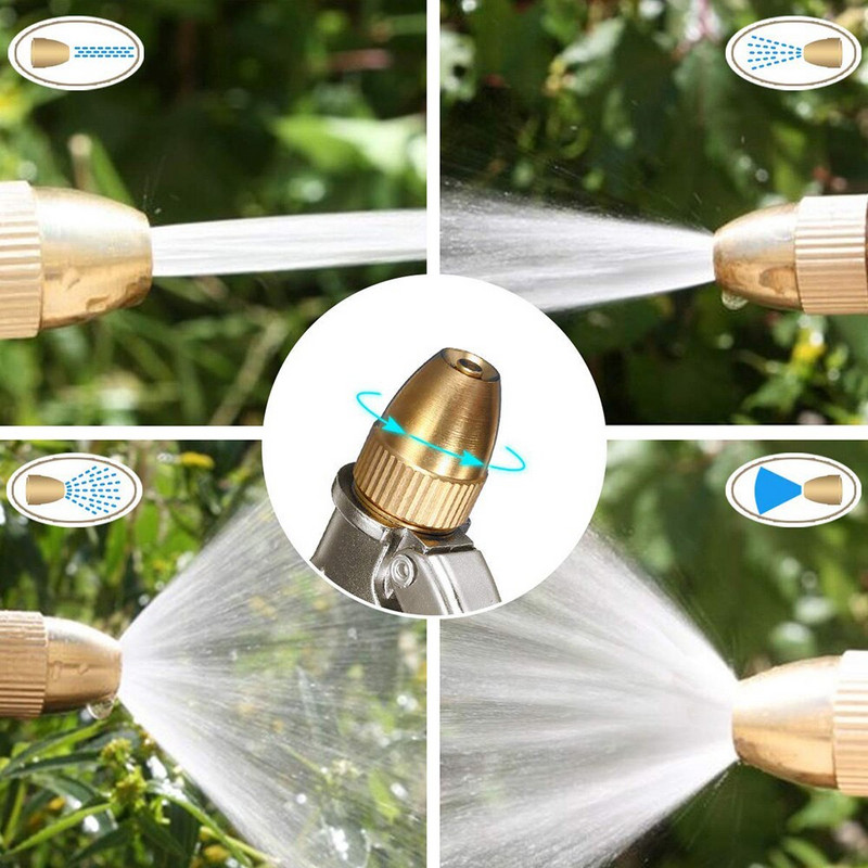 Aukšto slėgio metalinis sodo vandens purškiklis Sodo purkštuvas vandens žarna Buitinė veja Automobilių plovimo pistoletai Kiemo laistymo purškiklis