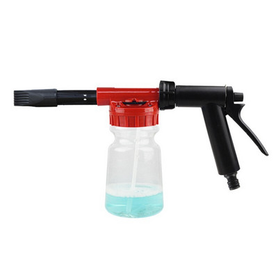 Alacsony nyomású autómosó hab vízpisztoly habágyú hóhab lándzsa Kerti víztömlő öntözővíz permetező palack Dropshipping