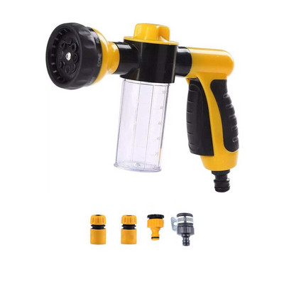 6 DB/Szett hordozható, habszivacs lándzsa vízpisztoly autómosó permetező tisztítószerszám kerti öntözőberendezéshez