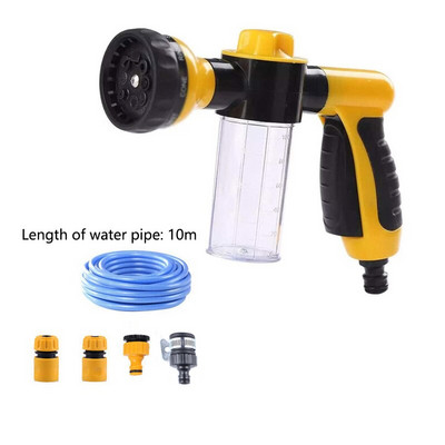 6 DB/Szett hordozható, habszivacs lándzsa vízpisztoly autómosó permetező tisztítószerszám kerti öntözőberendezéshez