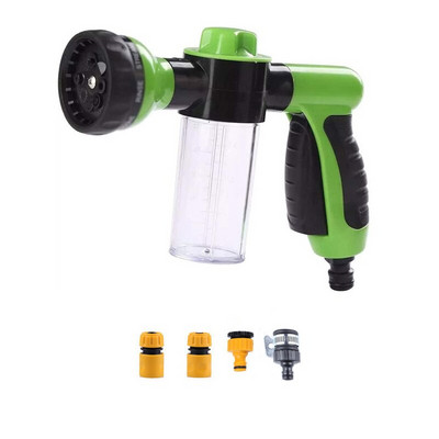 6 DB/Szett hordozható, habszivacs lándzsa vízpisztoly autómosó permetező tisztítószerszám kerti öntözőberendezéshez