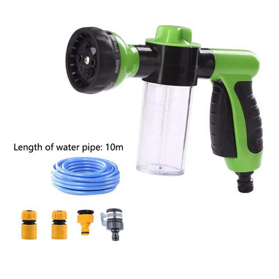 6 DB/Szett hordozható, habszivacs lándzsa vízpisztoly autómosó permetező tisztítószerszám kerti öntözőberendezéshez