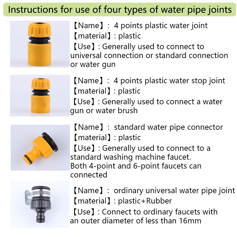 6 DB/Szett hordozható, habszivacs lándzsa vízpisztoly autómosó permetező tisztítószerszám kerti öntözőberendezéshez