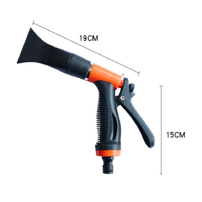 4 buc/set Pistol de udare Duza de gradina Duza pentru furtun Duza reglabila Pistol de apa Furtun pentru gazon Pulverizator multifunctional de gradina de inalta presiune