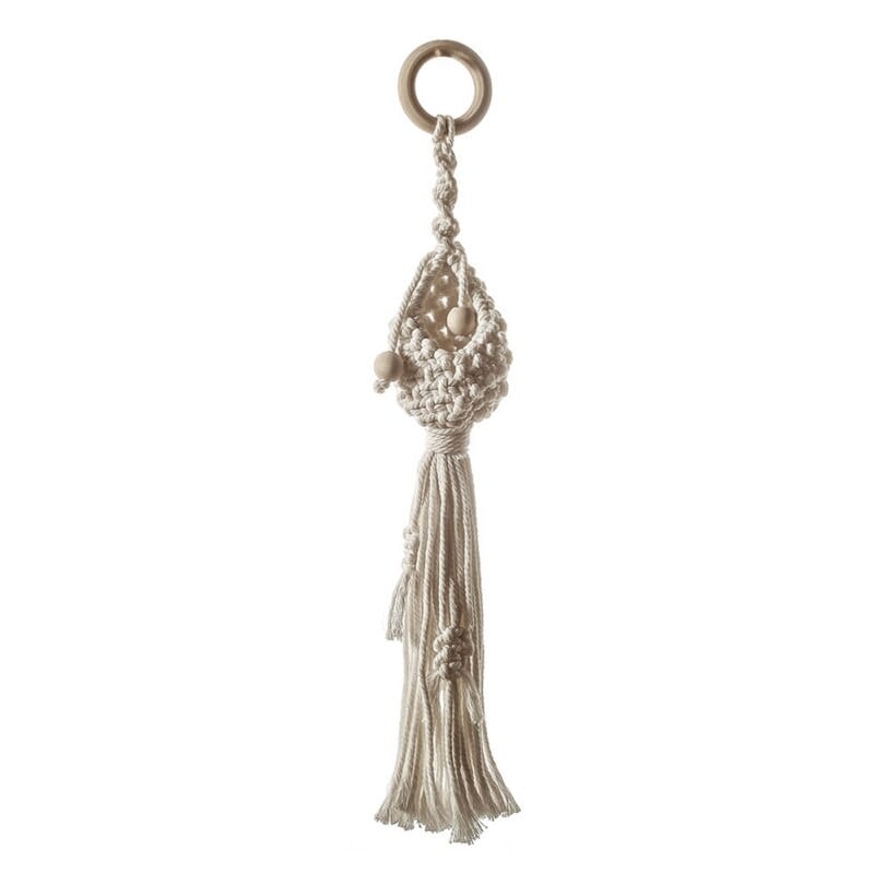 Macrame augalų pakabos Oro augalų pakabinamas krepšelis, Boho Macrame sieninis pakabinimas, skirtas vidaus lauko namų dekoravimui gėlių vazonų krepšelis