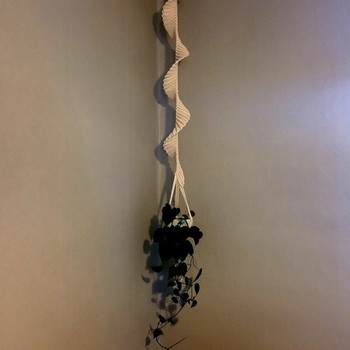 Καλάθι λουλουδιών με χειροποίητη ταπετσαρία Bohe Στυλ υφαντό κούφιο διχτυωτό καλάθια για διακόσμηση σαλονιού υπνοδωματίου σπιτιού