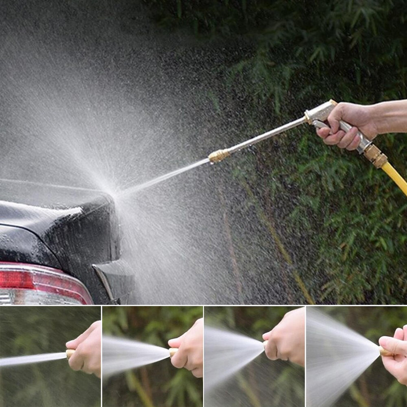 Nagynyomású vízpisztoly autómosó vízsugár kerti mosó tömlő pálca fúvóka permetező öntöző spray sprinkler tisztítóeszköz