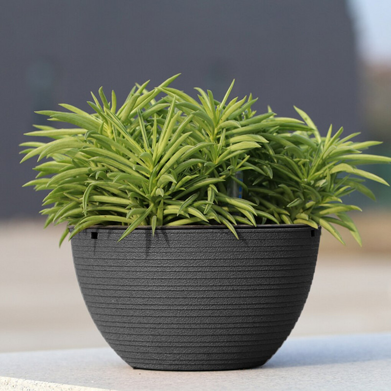 Coș suspendat Ghiveci de flori din plastic Ghiveci de flori cu auto-udare Suport pentru plante Decorarea casei Ghiveci suspendat de grădină