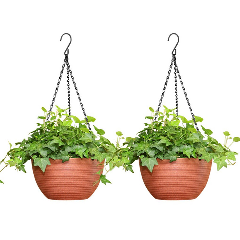 Coș suspendat Ghiveci de flori din plastic Ghiveci de flori cu auto-udare Suport pentru plante Decorarea casei Ghiveci suspendat de grădină