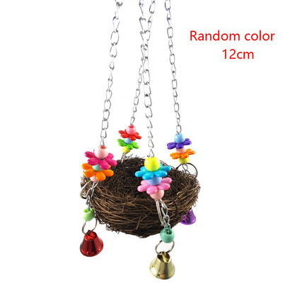 Макраме Висяща кошница Саксии Макраме Висяща кашпа за стена Закачалка за растения Вътрешна външна за декорация на цветна градина и кошница от ратан