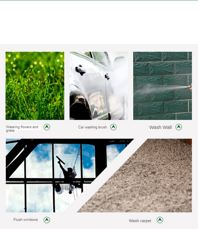 Új nagynyomású fém vízszóró pisztoly autómosó tisztító kerti tömlő vízpisztoly locsoló hab vízpisztoly a kerthez