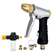 Naujas metalinis aukšto slėgio vandens pistoletas automobilių plovimo mašinos valymo antgalis sodo žarna vandens pistoleto purkštuvas Automobilių plovimo laistymas