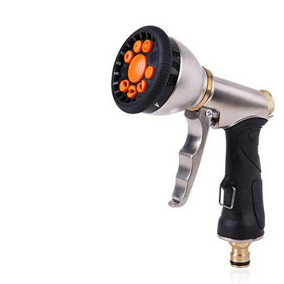 Karštas išpardavimas Sodo žarnos purkštuvas vandens pistoletas 9 funkcija vandens pistoletas vejos purkštuvas aukšto slėgio automobilių plovimo putų purkštukas laistymo įrankis