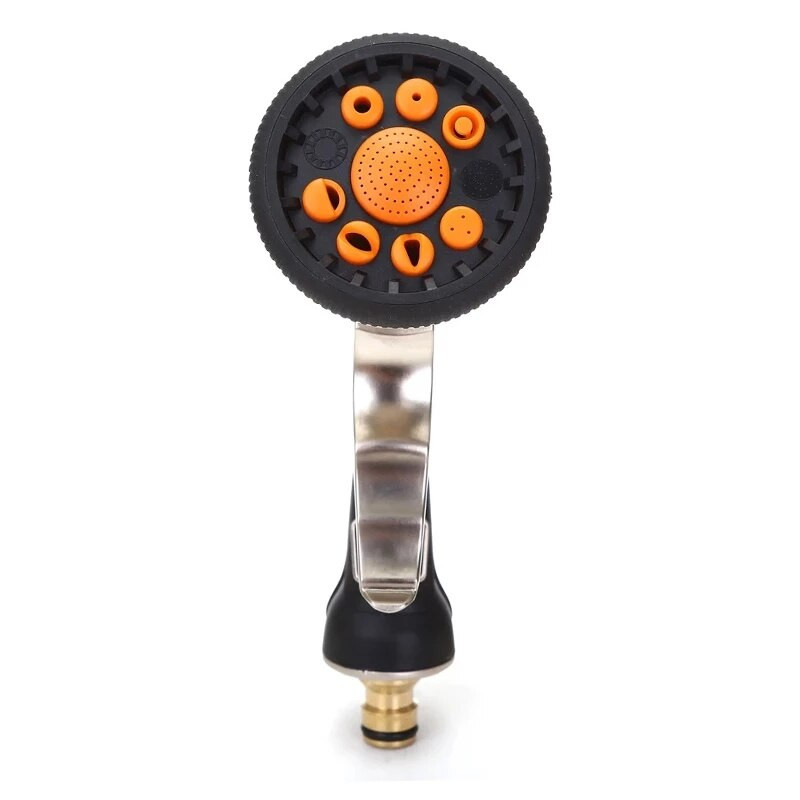 Karštas išpardavimas Sodo žarnos purkštuvas vandens pistoletas 9 funkcija vandens pistoletas vejos purkštuvas aukšto slėgio automobilių plovimo putų purkštukas laistymo įrankis