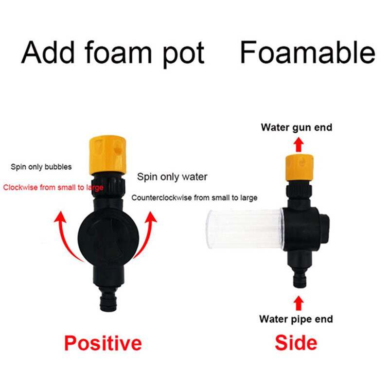 Nou tip de pistol de apă de înaltă presiune curățare mașină de spălat mașină furtun de udare de grădină pulverizare spumă duză reglabilă pistol de apă Expeditori direcți