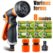 8 režimai Aukšto slėgio vandens pistoletas Purškiamas vejos laistymo pistoletas Sodo purškimo pistoletas Drėkinimo laistymo purškimo pistoletas Automobilių plovimo įrankis Purškimo pistoletas