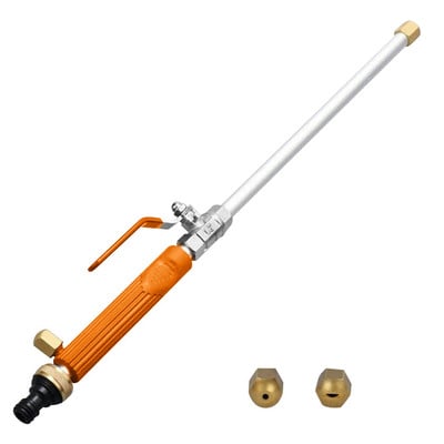 Hordozható Hydro Jet nagynyomású elektromos mosó fém öntözőpálca permetező mosóeszköz kerti autótisztításhoz