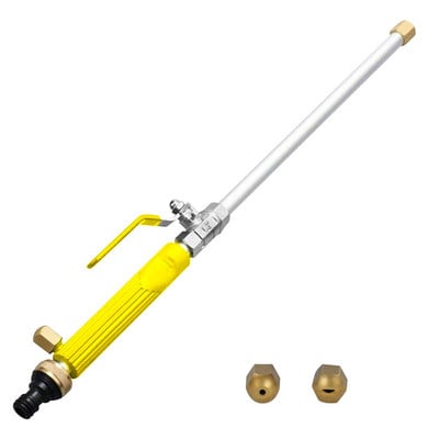 Hordozható Hydro Jet nagynyomású elektromos mosó fém öntözőpálca permetező mosóeszköz kerti autótisztításhoz