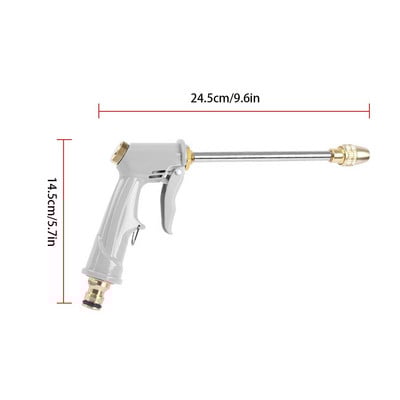 Hordozható Hydro Jet nagynyomású elektromos mosó fém öntözőpálca permetező mosóeszköz kerti autótisztításhoz