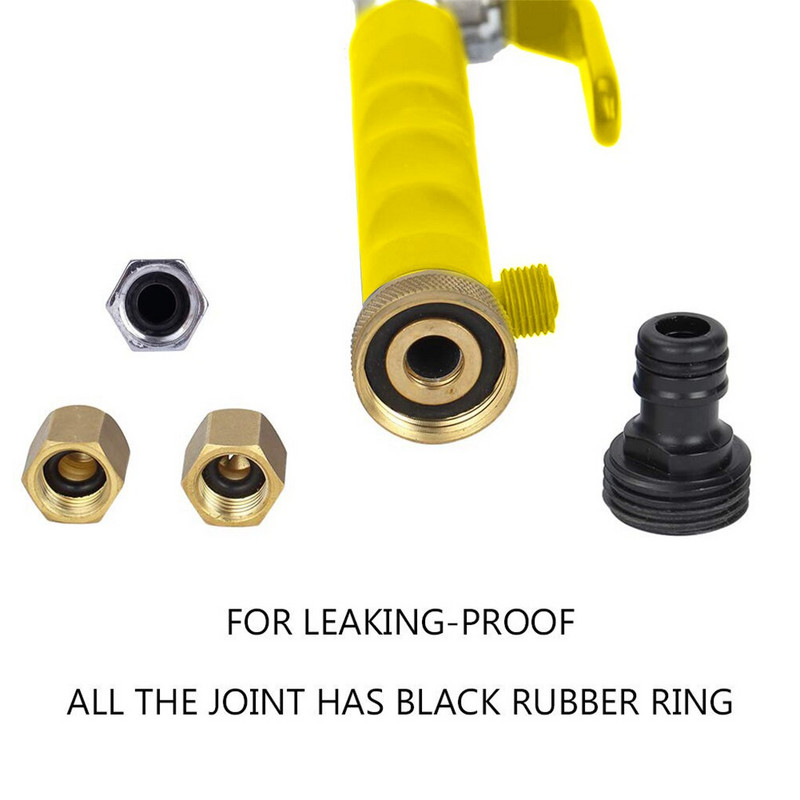 Hordozható Hydro Jet nagynyomású elektromos mosó fém öntözőpálca permetező mosóeszköz kerti autótisztításhoz