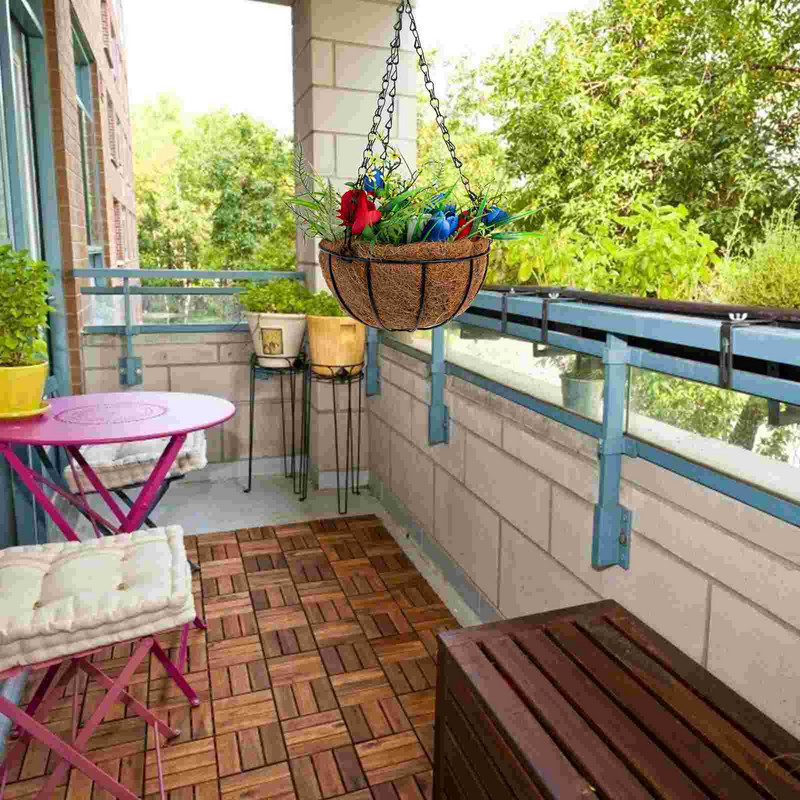 Kabantys gėlių krepšeliai Krepšeliai Sodinukai Dirbtiniai pakabukai Tulpės Namų sodo pakabukas Dekoratyvinis dekoras Sienų padirbtas vazonas viduje