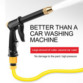 Többfunkciós nagynyomású vízpisztoly autómosó gép tisztításához otthoni kerti öntözőcső fúvóka locsoló hab vízpisztoly