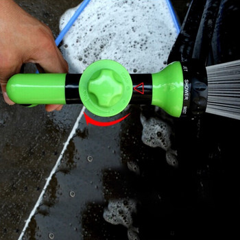 8 в 1 струен пистолет за пръскане Дозатор за сапун Накрайник за маркуч за поливане на градина Инструмент за миене на автомобили Разпръсквач за растения Инструменти за напояване Горещи