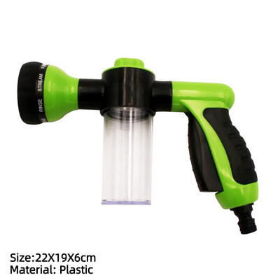 8 viename purškimo pistoletas muilo dozatorius sodo laistymo žarna antgalis automobilių plovimo įrankis augalų purkštuvai laistymo įrankiai karšti