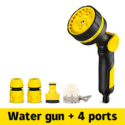 10 funkcijų sodo purkštuvas laistymo artefaktas žolės laistymas veja Reguliuojamas antgalis Rotacinė laistymo sistema Sodo reikmenys