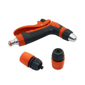 Kit pistol de apă de înaltă presiune cu conectori rapidi pentru furtun, conector de oprire a apei pentru udare duză de pulverizare pentru spălătorie auto 1 set