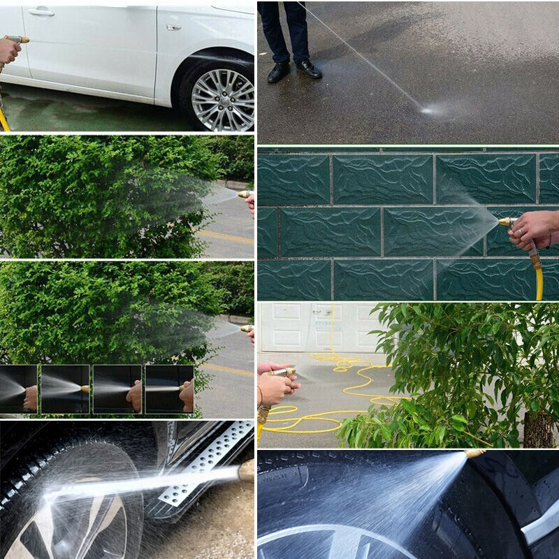 Többfunkciós kerti öntözőpisztoly Háztartási nagynyomású locsoló hab autómosó fúvóka Vízsugár pisztoly Kerti szerszámok Forró