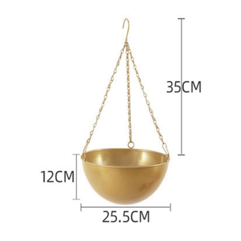 Metalinis pakabinamas gėlių vazonas, pakabinamas vazono krepšelis gėlių vaza namų sodo balkono dekoravimui