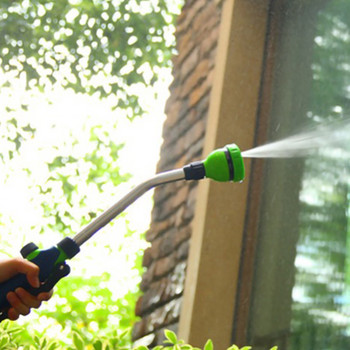 18 инча пръчка за поливане на градина | Пръскачка с накрайник за маркуч 8 в 1 за градинарство | Усилен водопровод за градински маркуч с изключване