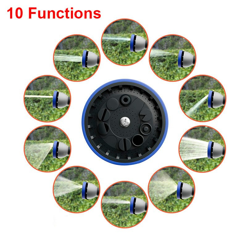 Kerti tömlő Vízpisztoly Magasnyomású autómosó Tartós Kézi Kerti Szerszámok Öntöző Gyeptömlő Cső Sprinkler Szórópisztoly