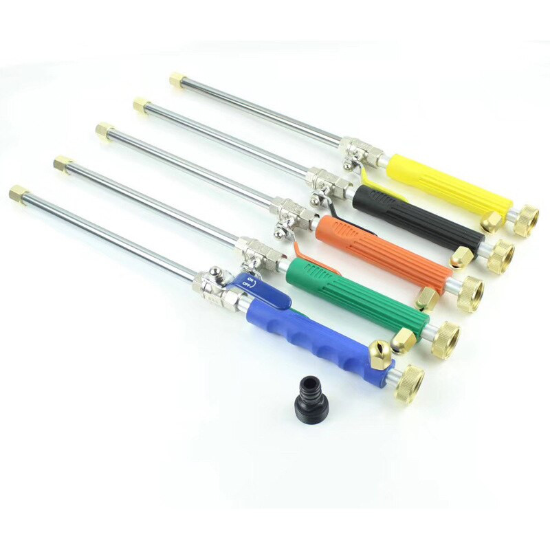 1 buc. Pistol de apă de înaltă presiune pentru mașină de spălat cu jet de apă cu jet de apă furtun de grădină baghetă duză pulverizator de udare