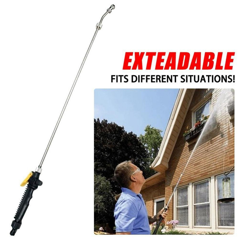 Pistol de apă multifuncțional cu spumă de înaltă presiune, spălătorie auto, duză de atomizare, pulverizare, udare grădină, instrument de curățare pentru irigare