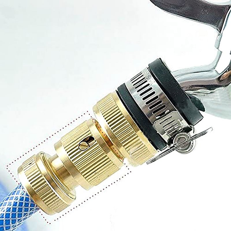 Nešiojamas aukšto slėgio patvarus rankinis vandens pistoletas sodo vejos laistymas automobilių plovimo purkštuvu įrankių žarna reguliuojamas žalvarinis antgalis